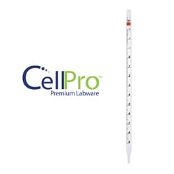Alkali Scientific CellPro  10mL Serological Pipets, Individually Wrapped, Sterile in resealable bulk poly bags 200/pk