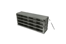 Alkali Scientific Stainless Steel Freezer Racks with Drawers for 2