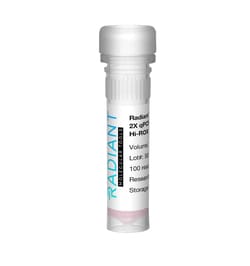 Alkali Scientific&nbsp;Radiant&trade; Green Hi-ROX qPCR Kit, 2,000 Reactions, (20 x 1mL)