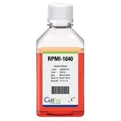 Alkali Scientific CellPro RPMI-1640 without L-glutamine, 1L, Quantity: