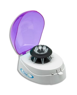 Alkali Scientific MyFuge Mini Centrifuge, Purple Lid, with 2 Rotors, 100-240V