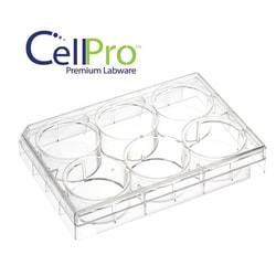 Alkali Scientific 96 Well Cell Culture Plate with Lid, Flat, Non-Treated, Sterile, 50/cs