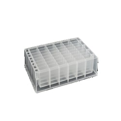 Alkali Scientific 4.6 mL 48-Well Deep Well Plate, U-Bottom, Square Well, Sterile, 5/pk, 50/cs