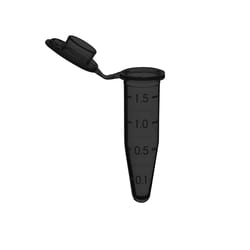 Alkali Scientific Qwik-Snap 1.7mL Microcentrifuge Tubes, Opaque Black,