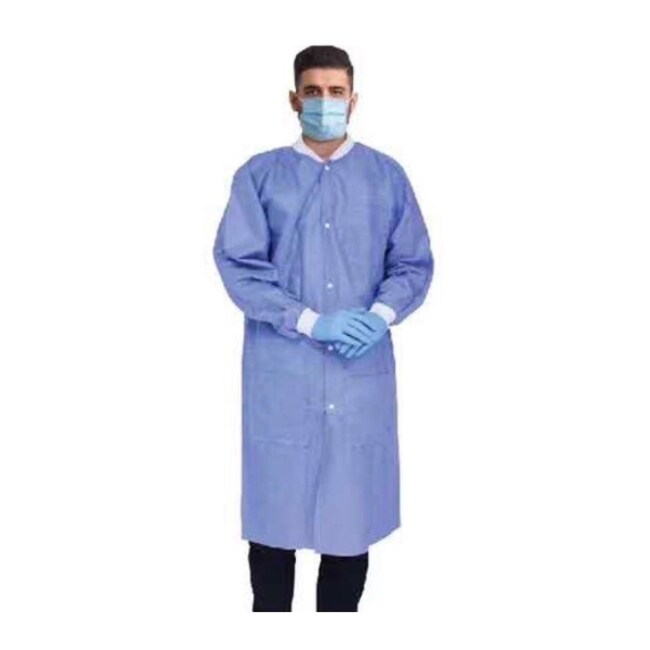 Alkali Scientific Disposable Lab Coat, Blue, Small Size 100*110