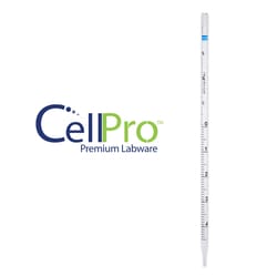 Alkali Scientific CellPro  5mL Serological Pipets, Individually Wrapped, Sterile in resealable bulk poly bags 200/pk