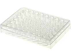 Alkali Scientific CellPro 48 Well Cell Culture Plate with Lid, Flat, TC