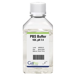 Alkali Scientific CellPro PBS, 10X, pH 7.4, 500mLCellPro PBS, 10X, pH 7.4,