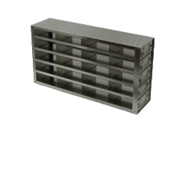 Alkali Scientific&nbsp;Stainless Steel Freezer Racks with Drawers for 2