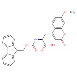 STA PHARMACEUTICAL US LLC&nbsp;(2S)-2-(Fmoc-amino)-3-(7-methoxy-2-oxo-2H-chromen-4-yl)propionic acid | 10 g | CAS 524698-40-6 | InChIKey UMTJSVFQWCDZCB-DEOSSOPVSA-N