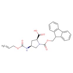 STA PHARMACEUTICAL US LLC&nbsp;(2S,4S)-1-(((9H-fluoren-9-yl)methoxy)carbonyl)-4-(((allyloxy)carbonyl)amino)pyrrolidine-2-carboxylic acid | 5 g | CAS 274676-10-7 | MDL MFCD22989434