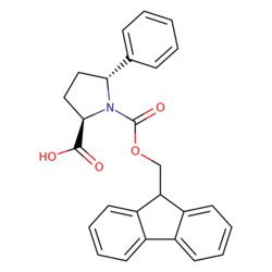 STA PHARMACEUTICAL US LLC&nbsp;Fmoc-(2R,5S)-5-phenylpyrrolidine-2-carboxylic acid | 25 g | CAS 269078-69-5 | MDL MFCD01074695