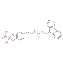 STA PHARMACEUTICAL US LLC&nbsp;2-[4-[2-(Fmoc-amino)ethyl]phenoxy]-2-methylpropanoic acid | 100 g | CAS 195131-58-9 | MDL MFCD20272674