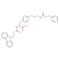 STA PHARMACEUTICAL US LLC&nbsp;Fmoc-4-(2-(Cbz-amino)ethoxy)-D-Phenylalanine | 5 g | InChIKey IGJDPQYEGPFUEQ-WJOKGBTCSA-N | MW 580.637