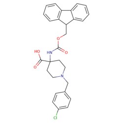 STA PHARMACEUTICAL US LLC&nbsp;4-(Fmoc-amino)-1-(4-Cl-benzyl)-4-carboxypiperidine | 5 g | CAS 916421-88-0 | MDL MFCD08751578