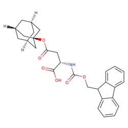 STA PHARMACEUTICAL US LLC&nbsp;(S)-2-((((9H-fluoren-9-yl)methoxy)carbonyl)amino)-4-((3R,5R,7R)-adamantan-1-yloxy)-4-oxobutanoic acid | 5 g | CAS 118534-81-9 | MDL MFCD00077309