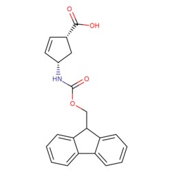 STA PHARMACEUTICAL US LLC&nbsp;(1R,4S)-4-((((9H-fluoren-9-yl)methoxy)carbonyl)amino)cyclopent-2-enecarboxylic acid | 100 g | CAS 220497-65-4 | MDL MFCD01311756