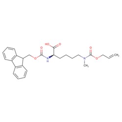 STA PHARMACEUTICAL US LLC&nbsp;Fmoc-D-Lys(Me, Alloc)-OH | 25 g | InChIKey NHRXNNDVJPJOIY-HSZRJFAPSA-N | MW 466.534