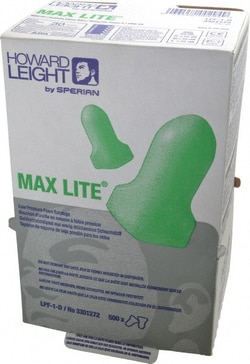 MSC&nbsp;Howard Leight Earplugs, 30 dB NRR, Foam, Contoured, Uncorded, 200/Pk.