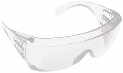 MSC&nbsp;North Safety Eyewear, Clear Polycarbonate, Scratch-Resistant, 1 ea