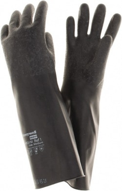 MSC&nbsp;Honeywell North Butyl Gloves, 14 mil, Rough, Medium, 1 Pair