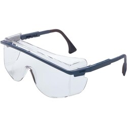 MSC&nbsp;Uvex Safety Glasses, Astrospec 3001, Clear Anti-Scratch, Black, 1 ea