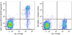 Biolegend PerCP/Cyanine5.5 anti-mouse CD71 [RI7217]; Isotype: Rat IgG2a,