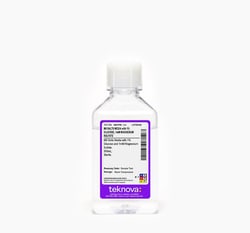 Teknova M9 Salts Media with 1% Glucose and 1 mM MgSo4. 500mL Bottle, Sterile. 4 pack.