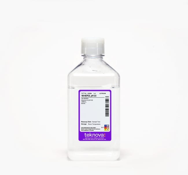 Teknova 1M HEPES, pH 6.8. 1000mL, Sterile 2 pack., Quantity