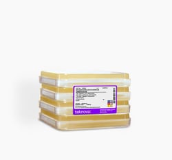 Teknova&nbsp;2XYT Agar Plates with 2% Glucose and Carbenicillin-100. 245mm Plate, 4 Plates per Sleeve, Sterile. 4 Pack.