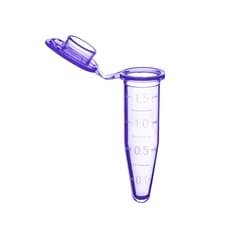 Alkali Scientific&nbsp;Qwik-Snap&trade; 1.7mL Microcentrifuge Tubes, Purple, 500/pk