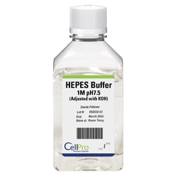 Alkali Scientific CellPro 1M HEPES pH 7.5 (Adjusted with KOH) 1000mL, Quantity: