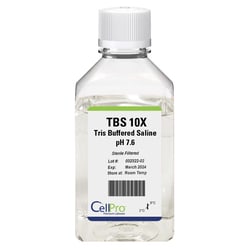 Alkali Scientific CellPro™ Tris Buffered Saline, 10X, pH 7.6, 500mL