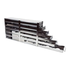 Alkali Scientific Stainless Steel Freezer Racks with Drawers for 2
