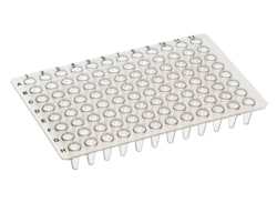 Alkali Scientific&nbsp;0.1mL Biorad CFX/Thermo Type 96-Well PCR Plate, Low Profile, No Skirt, Clear Color, 20/pk