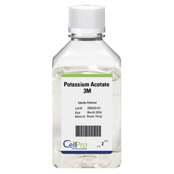 Alkali Scientific CellPro Potassium Acetate, 3M, 100mL, Quantity: Each