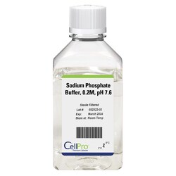 Alkali Scientific&nbsp;CellPro&trade; Sodium Phosphate Buffer, 0.2M, pH 7.6, 250mL