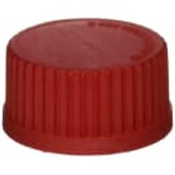 Alkali Scientific High Temperature Red Caps, up to 180 Degrees Celsius, Thread 45, 10/cs