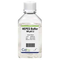 Alkali Scientific CellPro HEPES Buffer, 1M pH7.3, 500mL, Quantity: Each