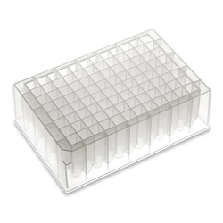 Alkali Scientific 2.2mL 96-Well Deep Well Plate, V Conical Bottom, Square Well, 50/cs