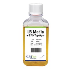 Alkali Scientific&nbsp;CellPro&trade; LB Media + 0.7% Top Agar 50mL