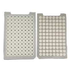 Alkali Scientific ASI™ 96 Well Square Silicone Sealing Mat, Pre-slit, Piercable, 10/pk, 50/case
