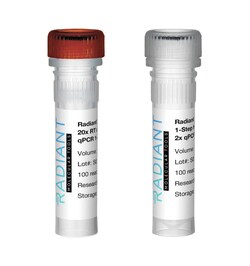 Alkali Scientific Radiant 1-Step SYBR Green Lo-ROX qPCR Kit, 300 Reactions (3 x 1mL 2X Green 1-Step LO-ROX Mix, 3 x 0.2mL 20X RTase for qPCR 1-Step)