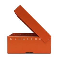 Alkali Scientific FlipTop™ Carboard Freezer Box with Attached Hinged Lid, 81-place, Orange, 5/cs