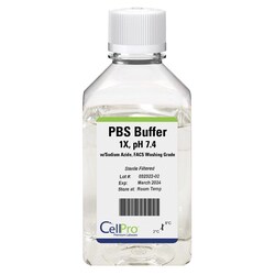 Alkali Scientific&nbsp;CellPro&trade; PBS 1X, pH 7.4, withSodium Azide, FAcs Washing Grade, 20L Cubitainer