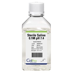 Alkali Scientific CellPro 0.1M Sterile Saline, pH 7.4, 1L, Quantity: Each