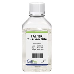 Alkali Scientific CellPro TAE, 10X (Tris acetate EDTA), 4L Cubitainer,