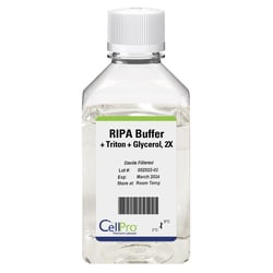 Alkali Scientific CellPro™ RIPA Buffer + Triton + Glycerol, 2X, 250mL