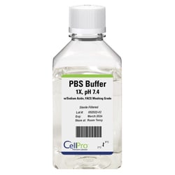 Alkali Scientific CellPro PBS 1X, pH 7.4, with Sodium Azide, FAcs Washing