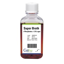 Alkali Scientific CellPro SuperBroth + Phosphates + 1.5% agar 500mL in